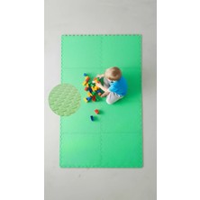 Carpazar Modern Oyun Matı 100X200 Kurulumlu 8 Parça 50X50 13MM Oyun Halısı Matı Düz Renkler