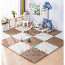 Carpazar Tatami Eva Mat Çocuklar Için Köpük Halı Matı Puzzle Geçmeli Oyun Spor Kaymaz Mat 16 Adet 50X50 13MM