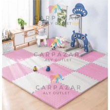 Carpazar Damla Desen Tatami Eva Spor Yoga Pilates Oyun Matı Halısı Minderi Puzzle 50X50 13MM 8 Adet 100X200