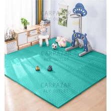 Carpazar Tatami Eva Mat Çocuklar Için Köpük Halı Matı Puzzle Geçmeli Oyun Spor Kaymaz Mat 16 Adet 50X50 13MM
