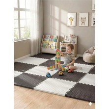 Carpazar 12 Parça Premium 50X50 Puzzle Mat - 150X200 cm Kurulumlu Oyun Spor Matı Puzzle Halı Tatami 15M