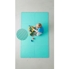 Carpazar Modern Oyun Matı 100X200 Kurulumlu 8 Parça 50X50 13MM Oyun Halısı Matı Düz Renkler