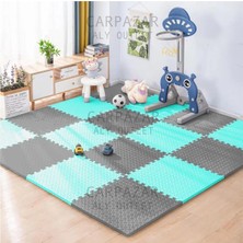 Carpazar Tatami Eva Mat Çocuklar Için Köpük Halı Matı Puzzle Geçmeli Oyun Spor Kaymaz Mat 16 Adet 50X50 13MM