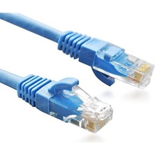 Happy Trend Dk Cb NT6U500BU 5mt Cat6 Cu AWG24 / 7 Utp Mavi Network Kablosu