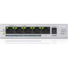Happy Trend 5 Port Gigabit Unmanaged Switch | 4x Poe+ | 60 Watt [GS1005HP]
