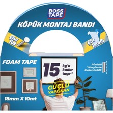Happy Trend Çift Taraflı Köpük Aksesuar Montaj Bandı 18 mm x 10M