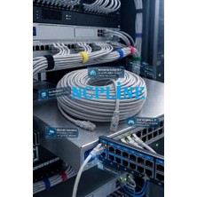 Happy Trend 100 Metre Cat6 Ethernet Internet Kablosu Hazır Uçları Yapılı