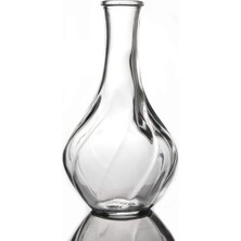 Happy Trend Vıljestark Vazo, Ince Boyun Vazosu, Çiçek Saksısı, Dekorasyon Için Masa Vazosu (Şeffaf Cam - 17 Cm)