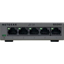 Happy Trend 5 Portlu Gigabit Ağ Anahtarı GS305 | Ethernet Anahtarı | Ethernet Ayırıcı | Tak ve Çalıştır | Sessiz Çalışma | Masaüstü Veya Duvara Monte