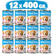 Wise Dog Kuzu Etli Yavru Köpek Konserve Maması 400 gr 12 Adet