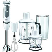 Happy Trend Multiquick 5 Vario Mq 5045 Aperitive El Mikseri, 750 W, Blender Başlığı (1.250 Ml), Beyaz/gri