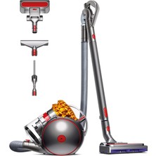 Happy Trend Cinetic Big Ball Multifloor 2 Torbasız Elektrikli Süpürge (Pnömatik Zemin Başlığı ve Mini-Treppenduese, Sabit Emiş Gücü Dahil Tüm Zeminler Cinetic Teknolojisi Sayesinde)