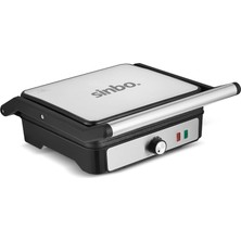 Happy Trend SSM-2590 Inox Izgara ve Tost Makinesi, 2000 W, 180° Açılabilir Gövde, Alüminyum Plaka, 6 Dilim Kapasite