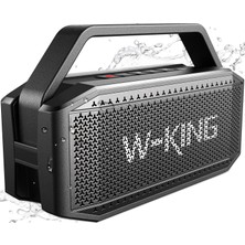Happy Trend Bluetooth Hoparlörler, 60W Dış Mekan Hoparlörleri Bluetooth Kablosuz Su Geçirmez Hoparlör, Derin BAS/40H/TF/AUX