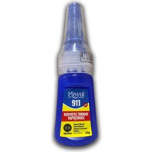 Happy Trend 911 Kuvvetli Takma Tırnak Tips Yapıştırıcı, 22GR, Lacivert Şişe