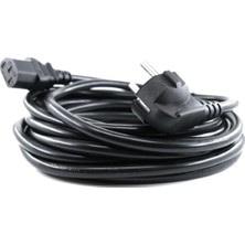 Happy Trend Kablo Güç Elektrik Kablosu Uyumlu C7 Pc Tv Projeksiyon Monitör Bilgisayar Kasası (S)
