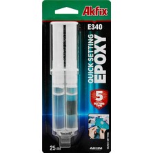 Happy Trend E340 Hızlı Epoksi Yapıştırıcı Şırınga 25ML
