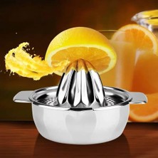 Happy Trend Taşınabilir 304 Paslanmaz Çelik Portakal ve Limon Manuel Meyve Sıkacağı Mutfak Aksesuarları Narenciye ARAÇLARI%100 Işlenmemiş El Sıkacağı
