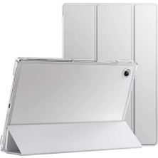Happy Trend Galaxy Tab A11 Plus 11 Inç Kılıf - Uyku Modlu ve Darbeye Dayanıklı Kaplama (Gri, Galaxy Tab A11 Plus 11 Inç)