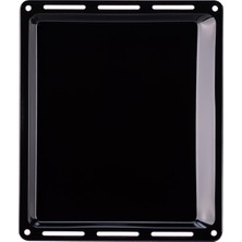 Happy Trend Emaye Fırın Tepsisi 44,5X37,5X2CM Bosch Siemens Beko Arçelik Vestel Profilo Uyumlu Siyah Renk