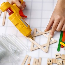 Happy Trend 30 cm Sıcak Silikon Çubuk, Mum Silikon Tutkal Stick Kalın 11 mm