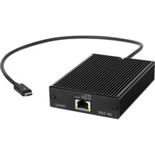 Happy Trend Solo 10 G Thunderbolt 3 Ethernet Adaptörü 10 Gbase, Siyah