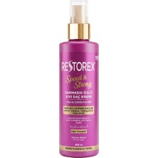 Happy Trend Speed & Strong Sıvı Saç Kremi – Kolajen & Biotin Içerikli, Durulanmayan, Anında Tarama & Parlaklık, Isı Koruyucu, 200 ml