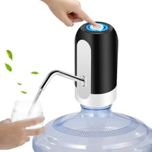 Happy Trend USB Şarjlı Otomatik Içme Suyu Dağıtıcı, 30 Gün Pil Ömrü, Taşınabilir Su Şişesi Anahtarı, Evrensel 2-5 Galon Şişe Için, Ev, Ofis, Seyahat, Kamp Için