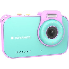 Happy Trend Realikids Cam Waterproof 2 – Çocuk Kamerası, Su Geçirmez, 12 Mp, Hd Video, Selfie Modu, Filtre ve Çerçeve, Entegre Oyunlar, Lityum Pil – Mavi