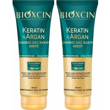 Happy Trend Keratin & Argan Onarıcı Saç Bakım Kremi – Yıpranmış ve Hasar Görmüş Saçlar Için – 250 ml – Biocomplex B11, Hidrolize Keratin ve Argan Yağlı (2 Paketi)