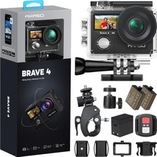 Happy Trend Brave 4 4K 20MP Wifi Aksiyon Kamerası Ultra Hd With Eıs 30M Underwater Su Geçirmez - Uzaktan Kumandalı - 5x Zoom