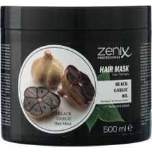 Happy Trend Professional Siyah Sarımsaklı Saç Bakım Maskesi, Nem Onarıcı, 500 ml