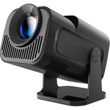 Happy Trend Taşınabilir Projektör, Otomatik Trapez Düzeltmeli, Akıllı Akıllı Projektör 4K/1080P 300ANSI Destekler, Dual Wifi6 Bt 5.0, 180° Döndürülebilir, Android Projektör