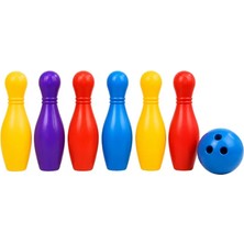 Emt Pazarlama® Eğlenceli Bowling Oyuncak Seti Çocuklar Için Renkli Kuka ve Top