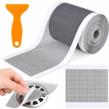 4 Metre 12 cm Çok Amaçlı Süzgeç Bant Gider Süzgeci ve Sineklik Yaması Tamir Kiti