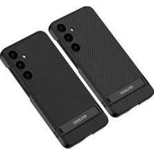 Akare Galaxy S24 Kılıf Akr Kamera Korumalı Leather Dikey Standlı Ays Kılıf