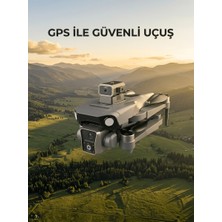 Str Store Ekranlı Kumandalı Gps Drone Çift Kameralı Katlanabilir Hava Aracı