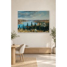 Fida Selvili Tepeden Haliç Panoraması Canvas Tablo