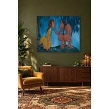 Fida Yağmur Altında Tarzan ve Jane Canvas Tablo