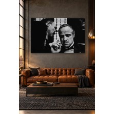 Fida Baba Filmi Fısıldaşma Sahnesi Siyah Beyaz Canvas Tablo