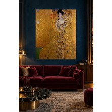 Fida Klimt Altın Desenli Adele Portresi Canvas Tablo