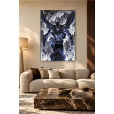 Fida Siyah Beyaz Bulutlar Arasında Batman Canvas Tablo