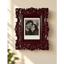 Megys Studio Barok Dikdörtgen Bordo Parlak Pinterest Çerçeve (1 Adet)