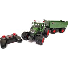 Boratila Toys 2.4ghz Uzaktan Kumandalı Işıklı Arka Kasa Otomatik Traktör ve Kasası