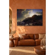 Fida Andreas Achenbach Fırtına Sonrası Sicilya Sahili Canvas Tablo