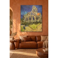 Fida Van Gogh Auvers Kilisesi Canvas Tablo