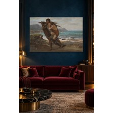 Fida Elihu Vedder Denizkızını Taşıyan Balıkçı Canvas Tablo