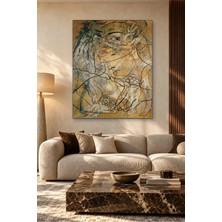 Fida Picabia Iç Içe Yüzler Atrata Canvas Tablo
