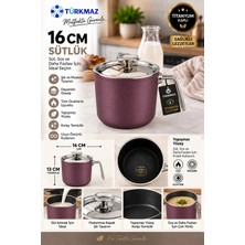 16 cm Kapaklı Ezme Model Sütlük – Süt Isıtma ve Sos Tenceresi