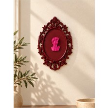 Megys Studio Heykelli Barok Oval Bordo Parlak Pinterest Çerçeve